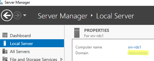 загнать Windows Server в домен AD