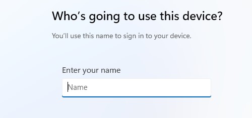создать локального пользователя при установке windows 11