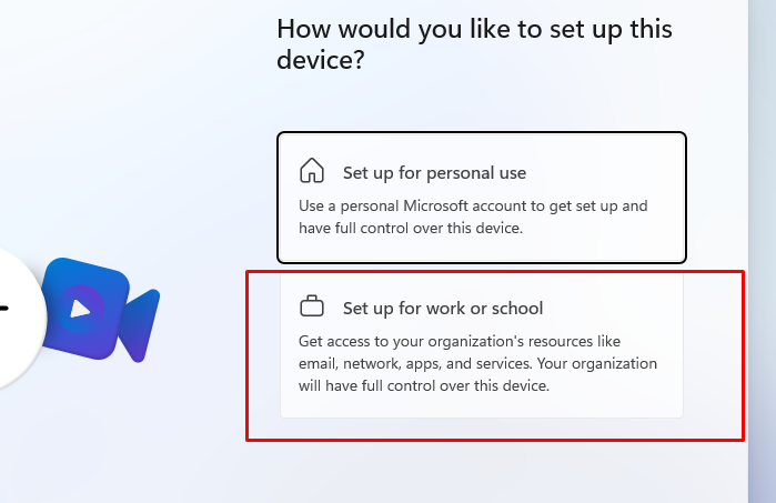 windows11 - настроить для работы или школы
