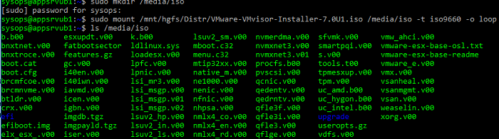 linux команда mount iso образа