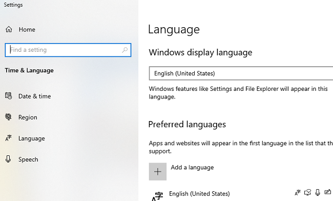 добавить язык в Windows 10 и 11