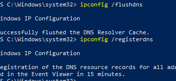 перерегистрировать новый IP DC в DNS