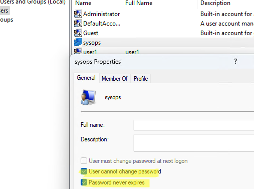 Запретить пользователю менять пароль в Windows 11