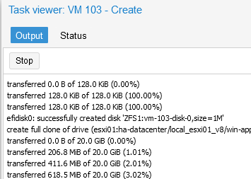 перенос ВМ из VMware в Proxmox