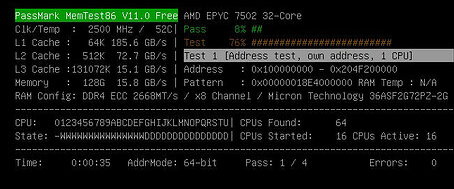 MemTest86 - протестировать память компьютера на ошибки и плохие блоки