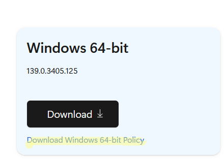 Скачать ADMX шаблоны для Edge