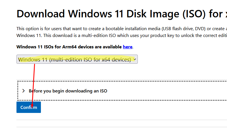Скачать установочный ISO образ Windows 11
