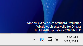 ватермарк на рабочем столе об использовании ознакомительной версии Windows и количество оставшиеся дней