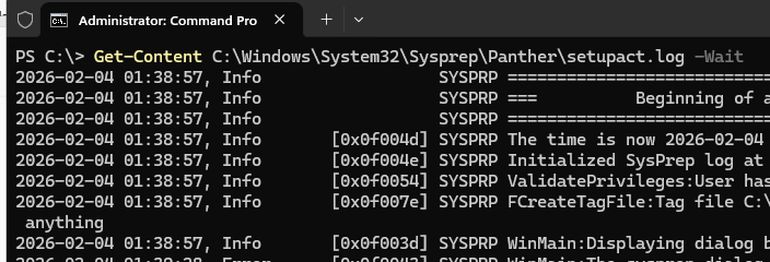 Вывод текстового лога на экран в реальном времени с помощью PowerShell Get-Content 