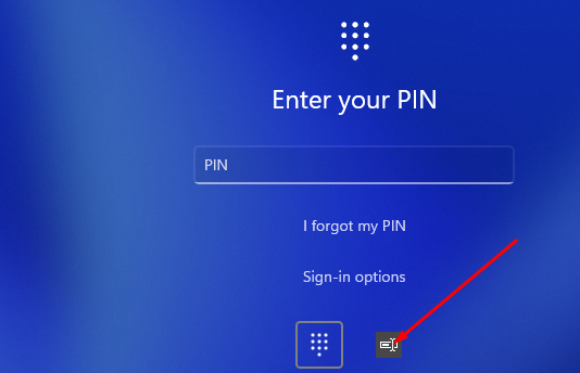 Опция входа по паролю на экране входа в Windows