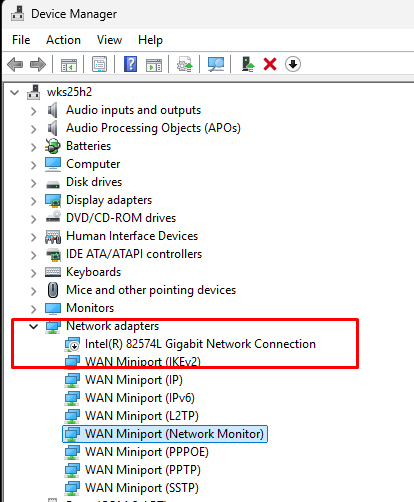 Отключен или отсутствует сетевой адаптер в Windows