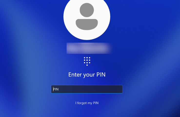 Вход в Windows по ПИН коду