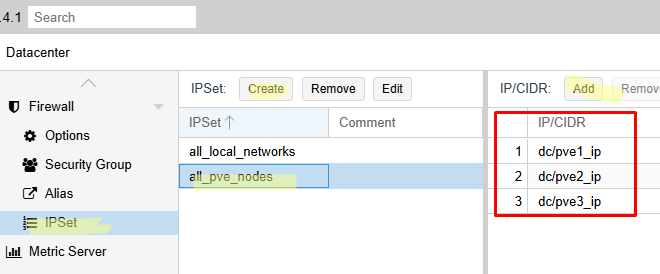 IPSet - группы IP адресов/подсетей/хостов для файервола