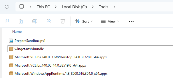 Запуск PowerShell скрипта и установка программ при запуске контейнера Sandbox